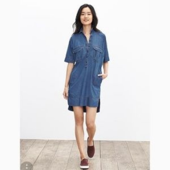 banana republic denim dresses